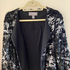 Tanelle Black and White Women's Blazer